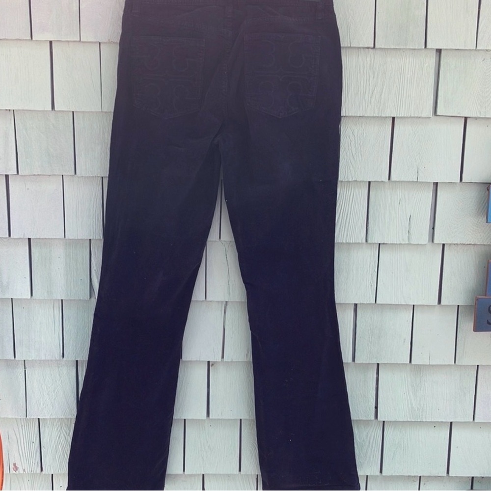 Tory Burch Dark Corduroy Pants